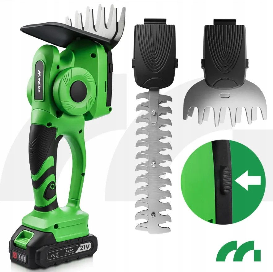 Акумулаторни ножици за трева и ножици за жив плет 2в1 MASTERHEDGE-500W