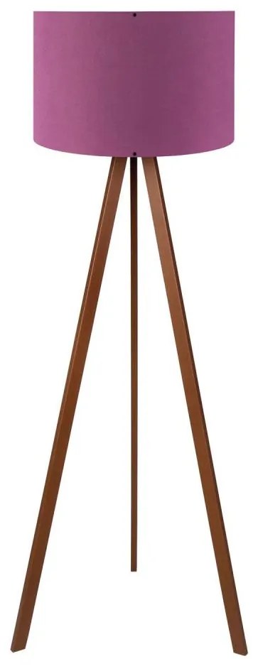 Подова лампа AYD 1xE27/40W/230V лилава/кафява