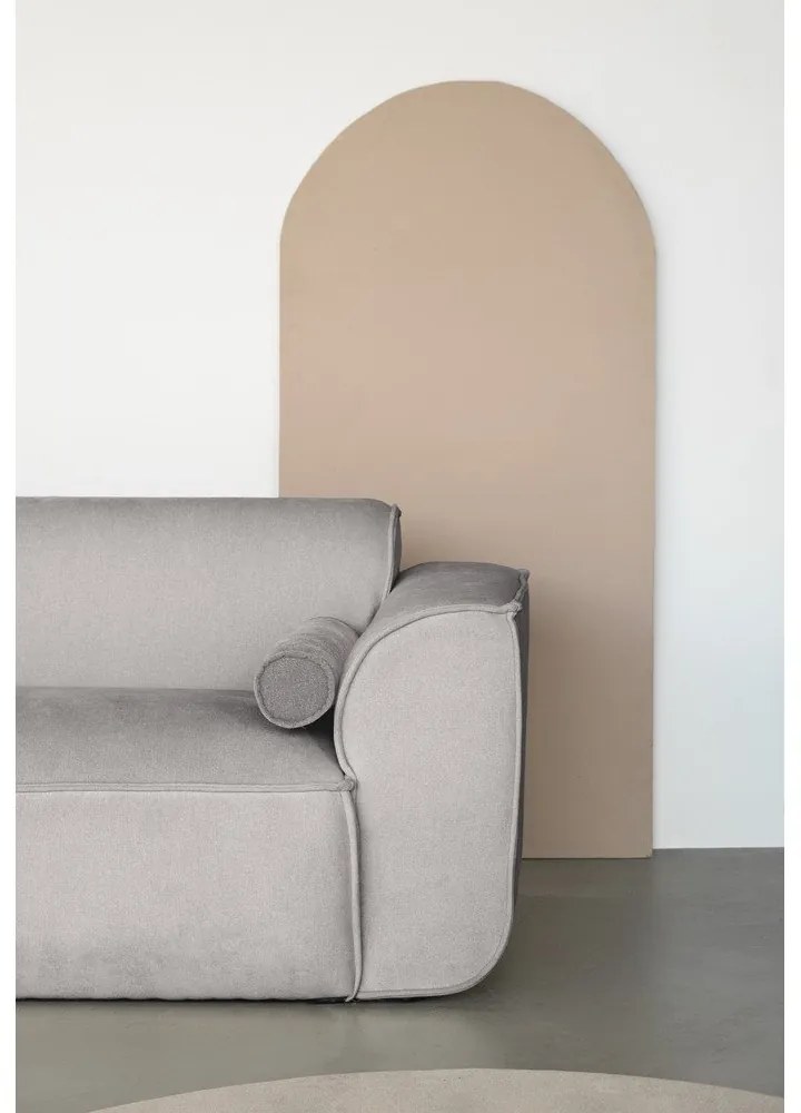 Светлосив ъглов диван (ляв ъгъл) Flex Felix – Miuform