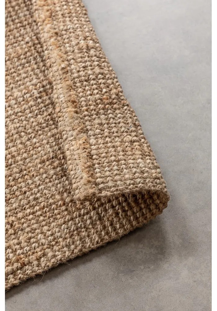 Килим от юта в естествен цвят 120x170 cm Bouclé - Hanse Home