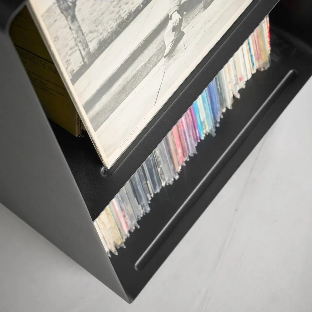 Черен метален подвижен стелаж 40x73x38 cm Tower – YAMAZAKI