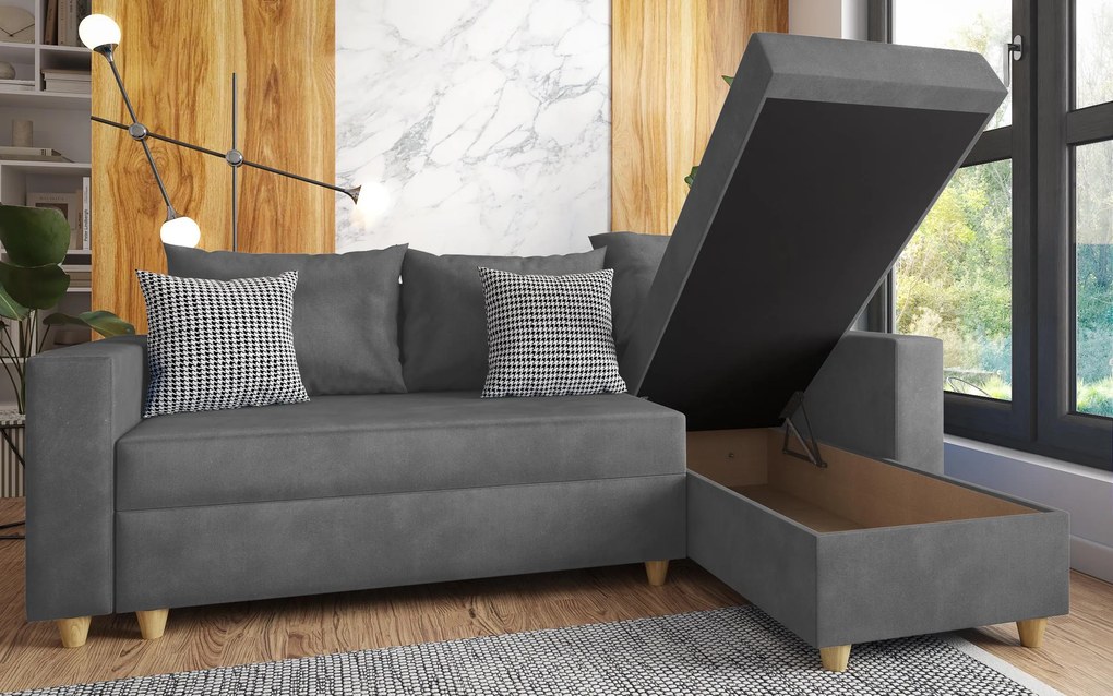 Разтегателен ъглов диван Фабиола