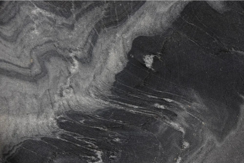 Кръгла странична масичка с мраморна плоча ø 33 cm Karrara – White Label