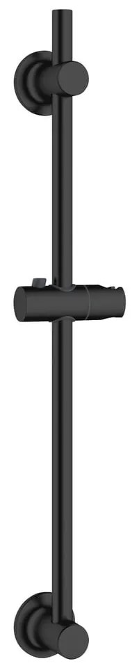 Черна самоподдържаща се душ-плоча от неръждаема стомана 70 cm - Wenko