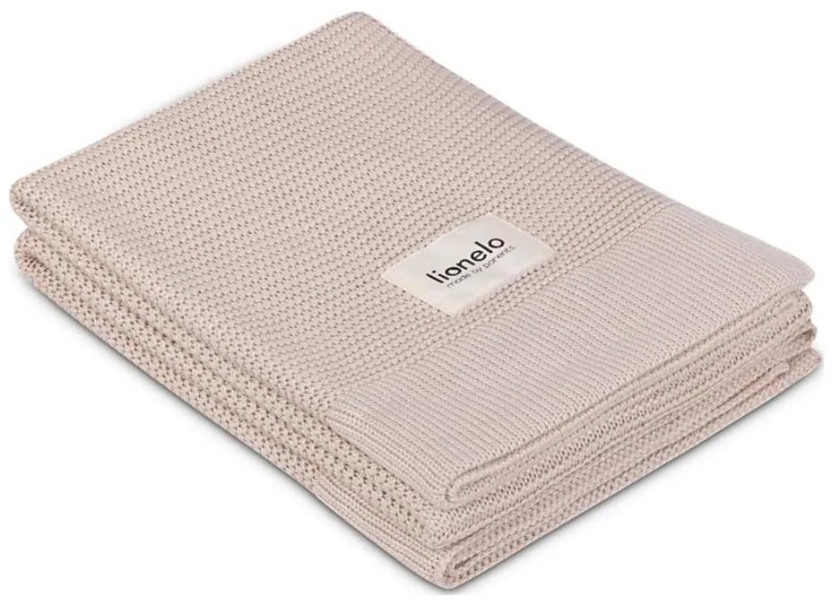 Lionelo - Детско одеяло BAMBOO BLANKET 75x100 cm Бежов пясък