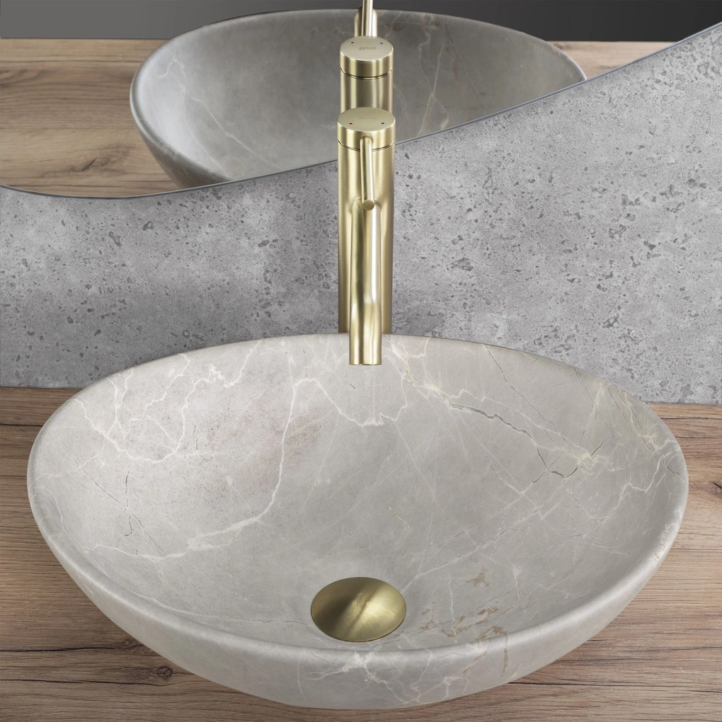 Умивалник за плот Rea Sofia Beige Matt