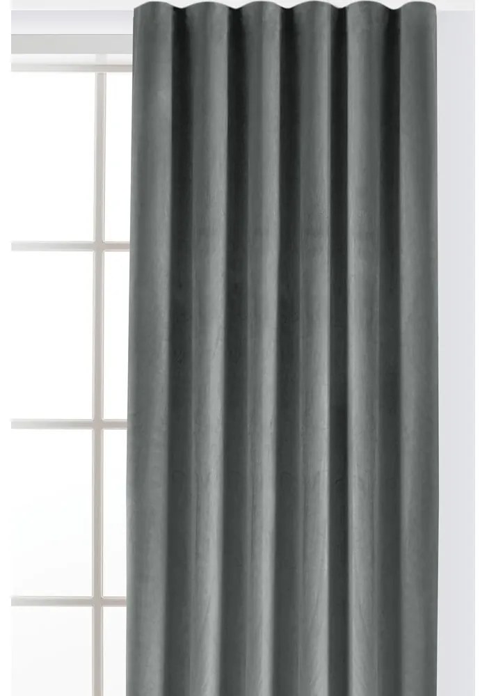 Сива затъмняваща завеса 400x225 cm Velto – Filumi