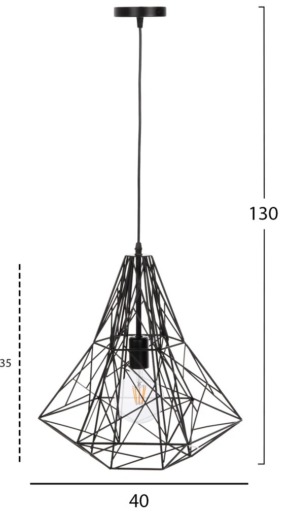 Лампа HM4068 черен цвят