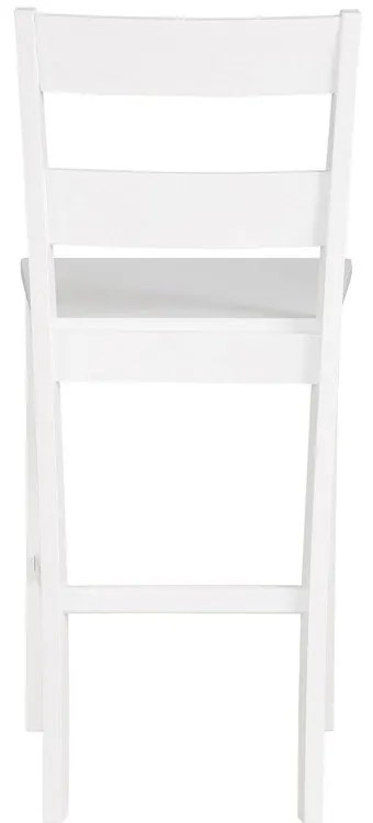 Бял бар стол от масивен бор (височина на седалката 60 cm) Torpedo – Støraa