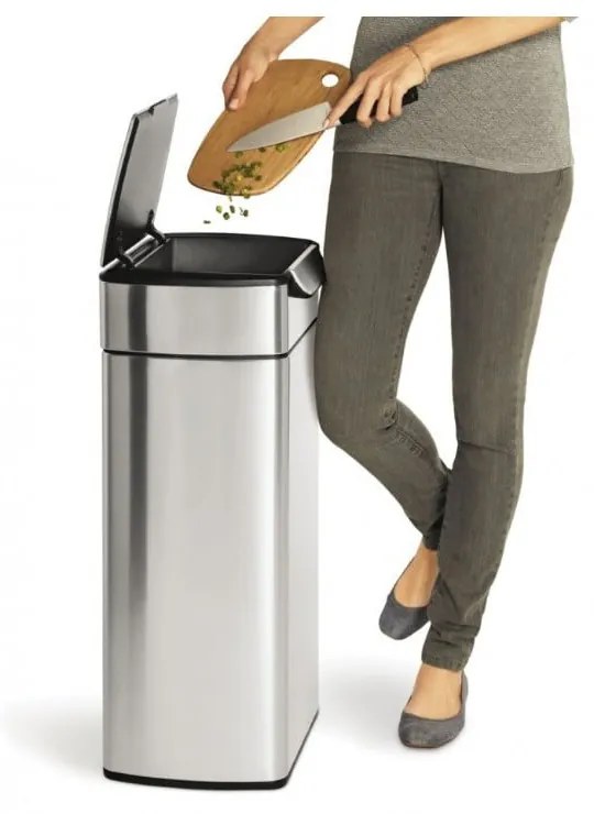 Кошче за отпадъци от неръждаема стомана 30 л - simplehuman