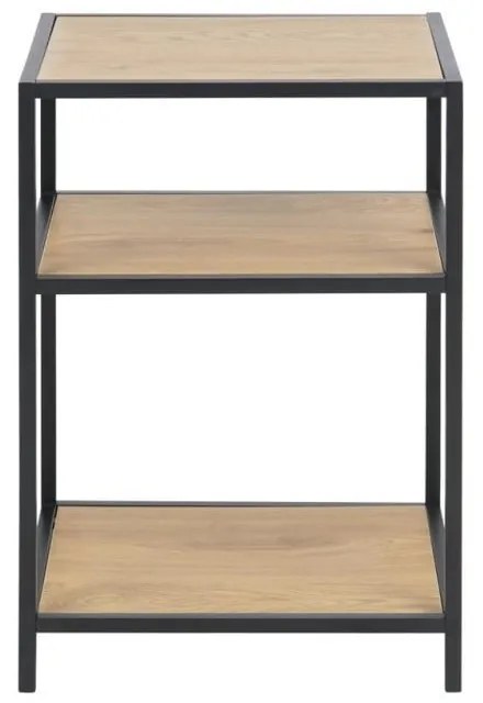 Черно нощно шкафче Seaford - Actona