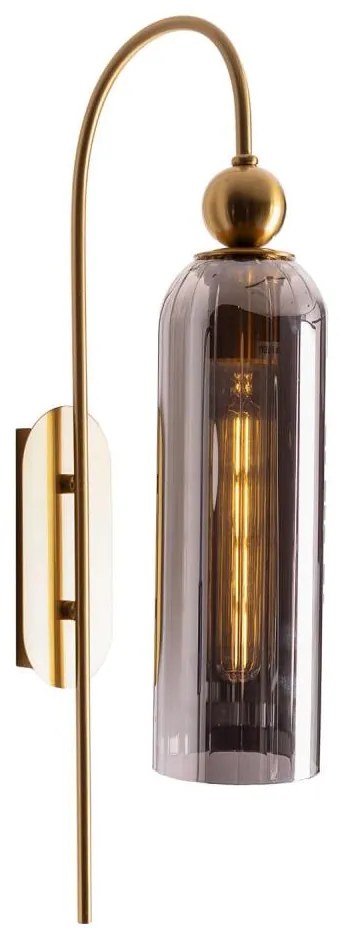 MAXLIGHT W0333 - Аплик CAMPANILA 1xE27/40W/230V месинг/сив