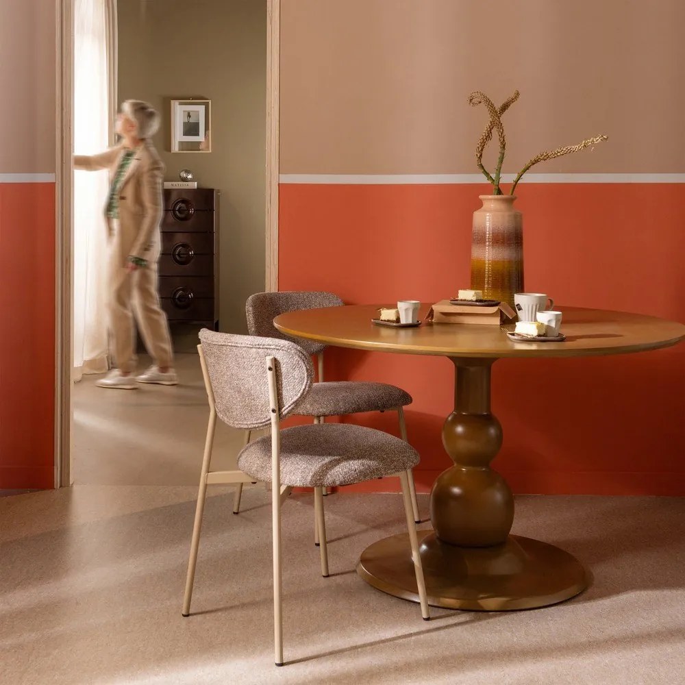 Кръгла трапезна маса от масивно манго 120x120 cm Blanco – WOOOD