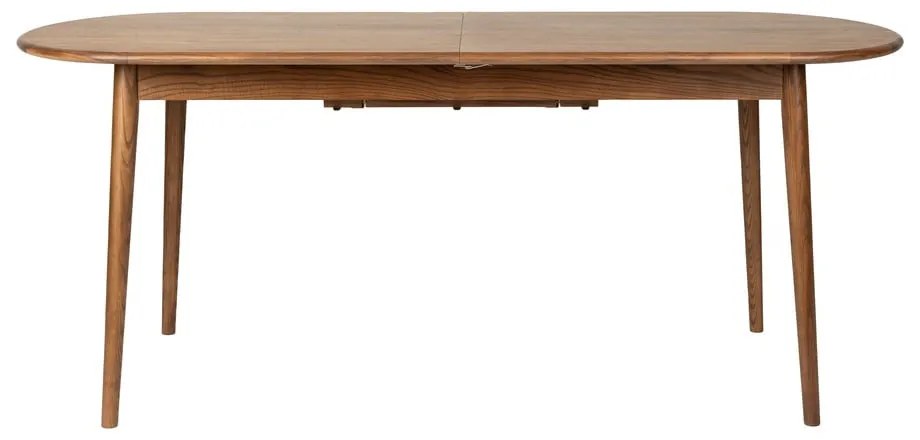 Сгъваема трапезна маса с допълнителна плоча с орехов плот 90x180 cm Twist – Zuiver