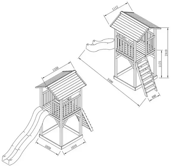 Кула за игра Beach Tower - Axi