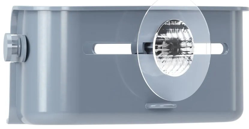 Син ъглов рафт за баня без пробиване от рециклирана пластмаса Flex – Umbra