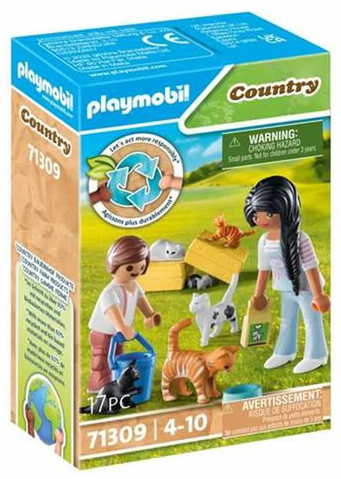 Playset Playmobil Country Котки 17 Части