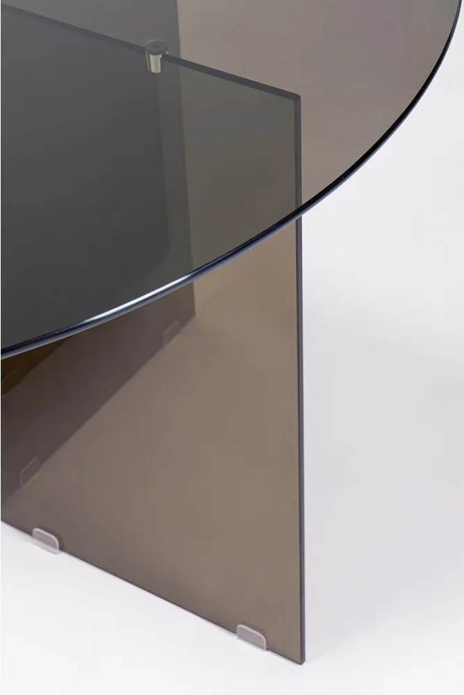 Стъклена кръгла трапезна маса ø 130 cm Iride – Bizzotto