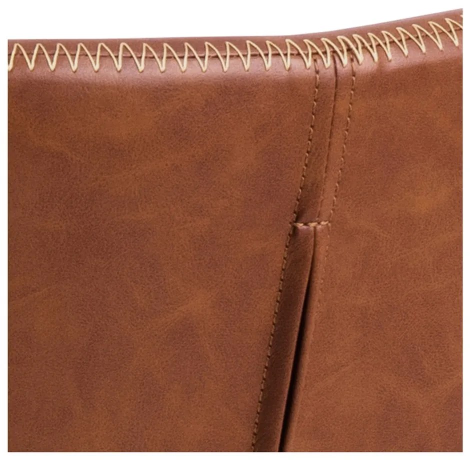 Кафяв трапезен стол в цвят коняк Batilda - Actona