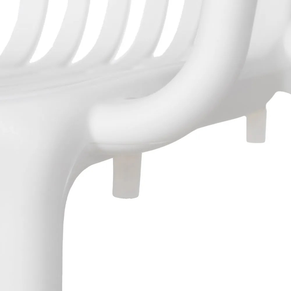 Бял пластмасов трапезен стол Alia – Ixia