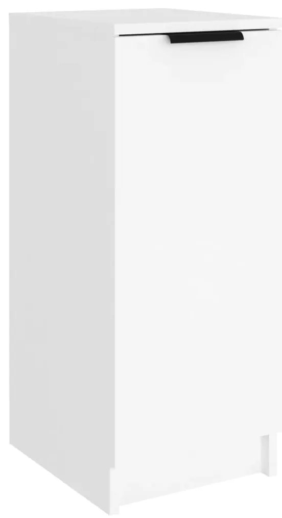 811412 vidaXL Шкаф за обувки, бял, 30x35x70 см, инженерно дърво