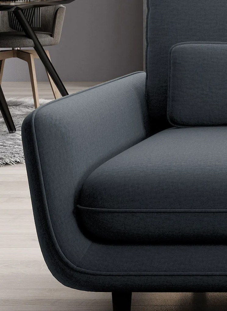 Диван Сирано двуместен-Тъмно Сив