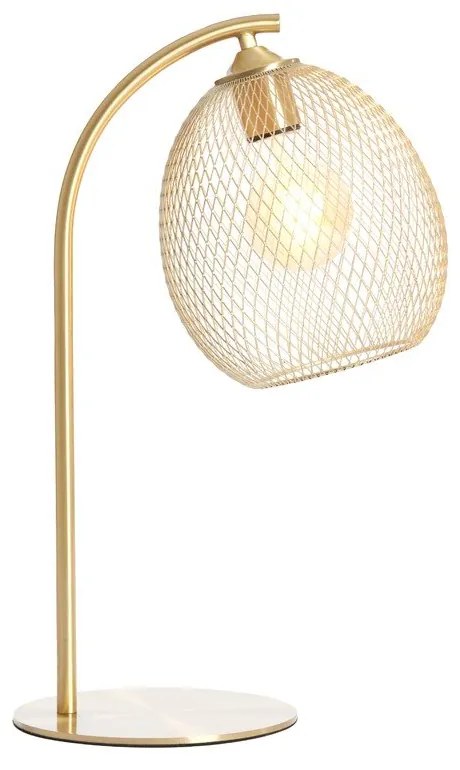 Настолна лампа в златист цвят (височина 50 cm) Moroc – Light &amp; Living
