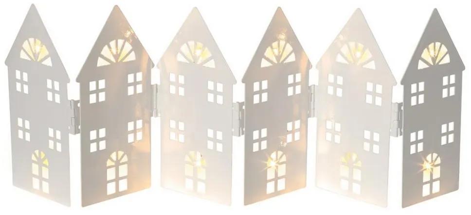 LED Коледна декорация LED/2xAA къщи