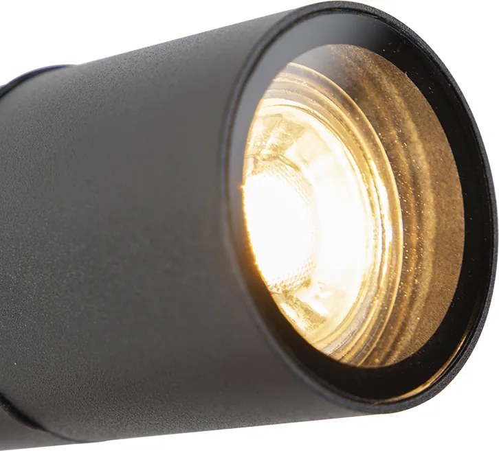 Прожектор на кол черен регулируем IP44 - Solo