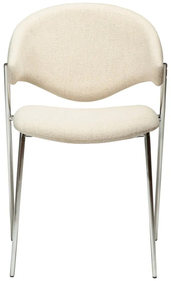 Кремав тапициран трапезен стол Zone – DAN-FORM Denmark