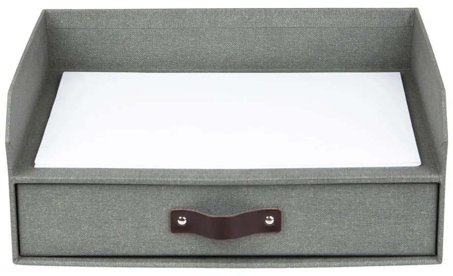 Картонен органайзер за докумнети с чекмедже Walter – Bigso Box of Sweden