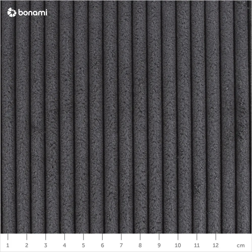 Сив диван от рипсено кадифе 280 cm Voltaire – Bobochic Paris