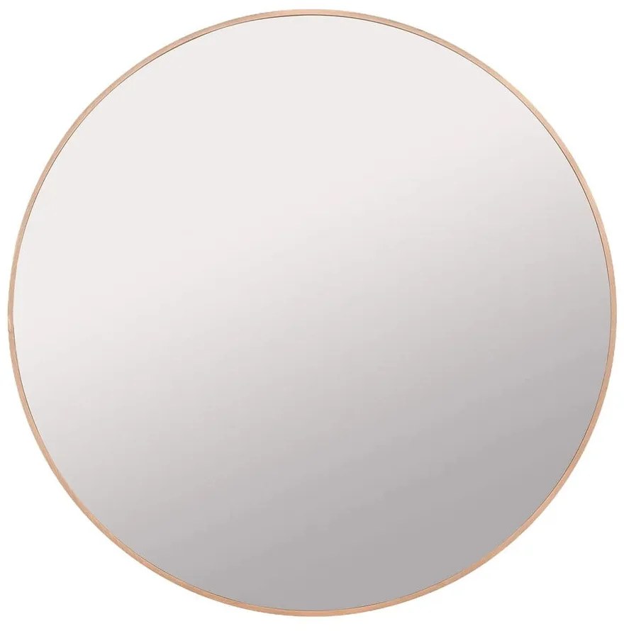 Стенно огледало с дървена рамка ø 110 cm Miro – Blomus