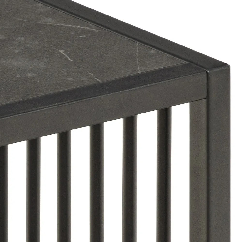 Странична масичка от камък 40x40 cm Strington – Actona