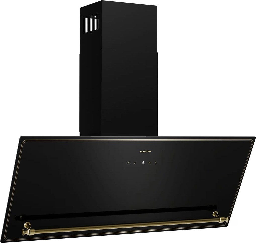 Klarstein Victoria наклонен абсорбатор 90 см движение на въздуха 336 м³/ч