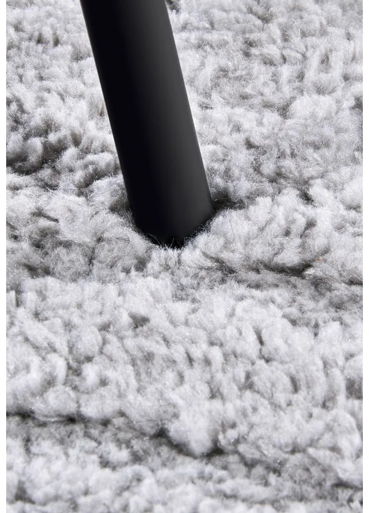 Светлосив кръгъл килим ø 200 cm Panglao New York Light Grey – Elle Decoration