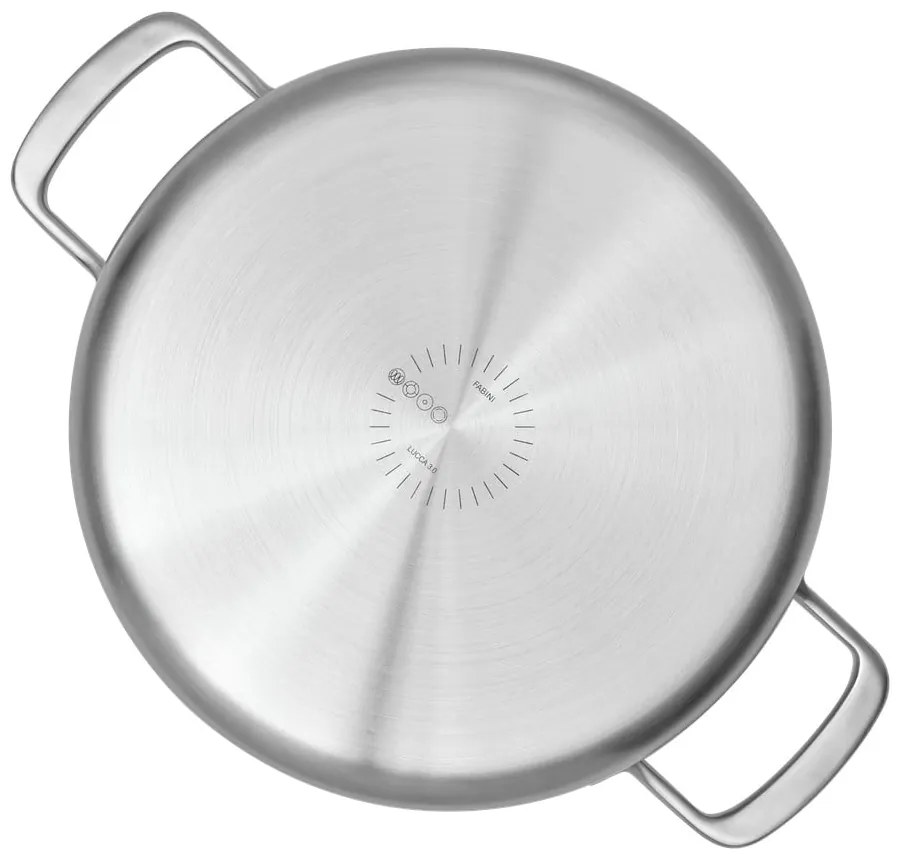 Тиган с капак от неръждаема стомана ø 28 cm tegame Lucca 3.0 – FABINI