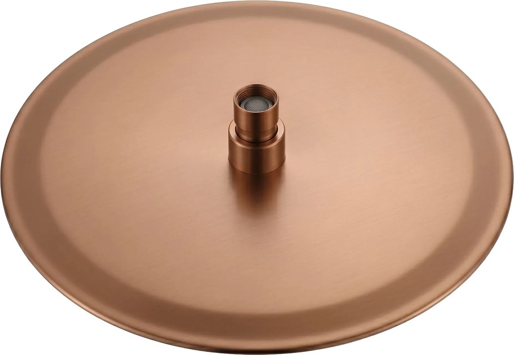 Кръгла душ глава REA JS-P014BRG 30cm Brush Copper