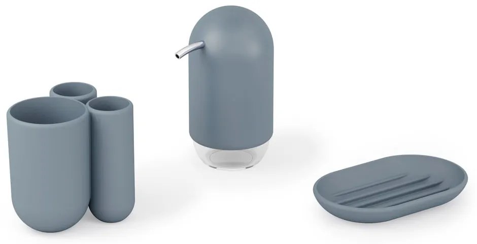 Син пластмасов диспенсер за сапун 230 ml Touch – Umbra