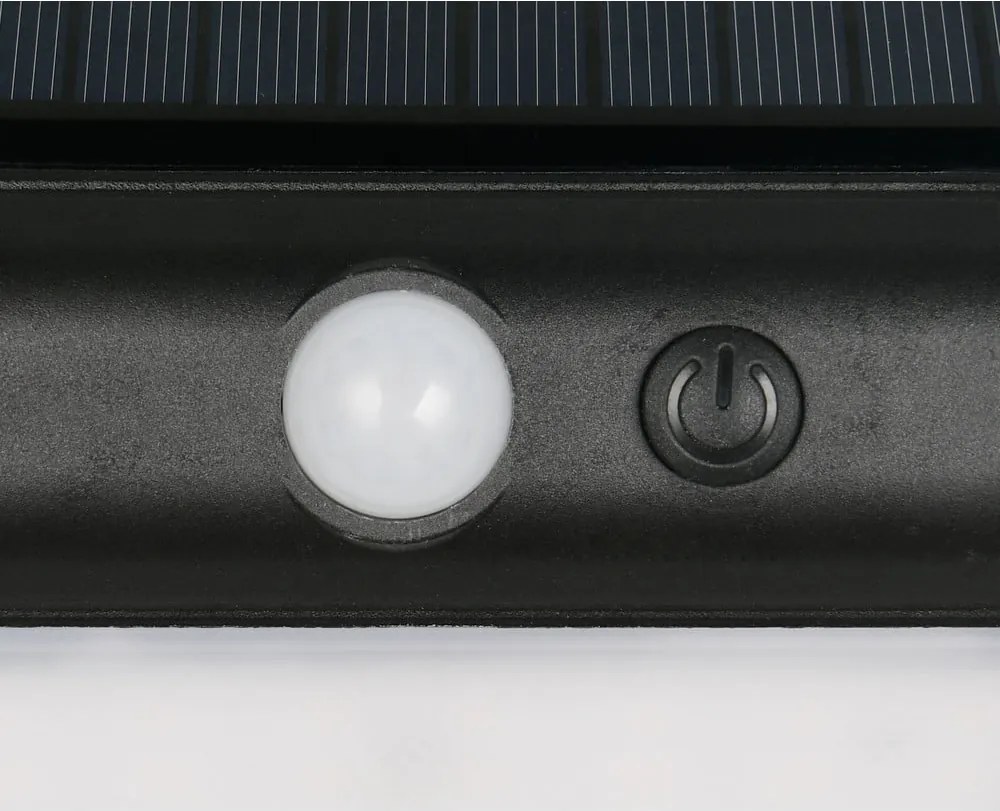 LED стенно външно осветително тяло със соларен панел (височина 12 cm) Olinda – Reality