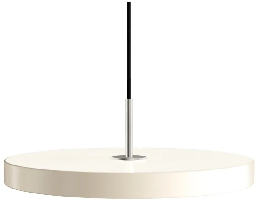 Кремаво LED затъмняващо се висящо осветително тяло с метален абажур ø 43 cm Asteria Plus Medium – UMAGE