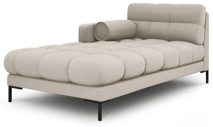 Бежов шезлонг (десен ъгъл) Bali – Cosmopolitan Design