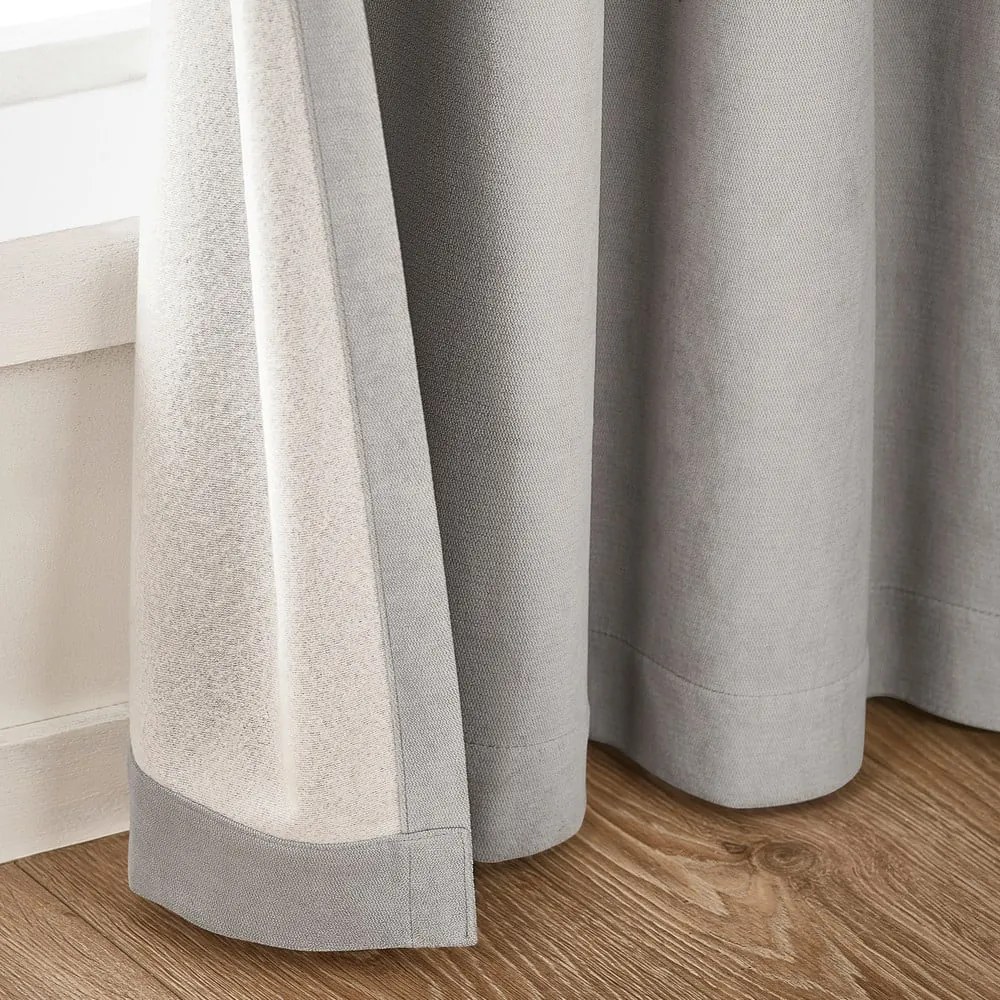 Сиви затъмняващи пердета в комплект от 2 бр. 117x229 cm Wilson – Catherine Lansfield