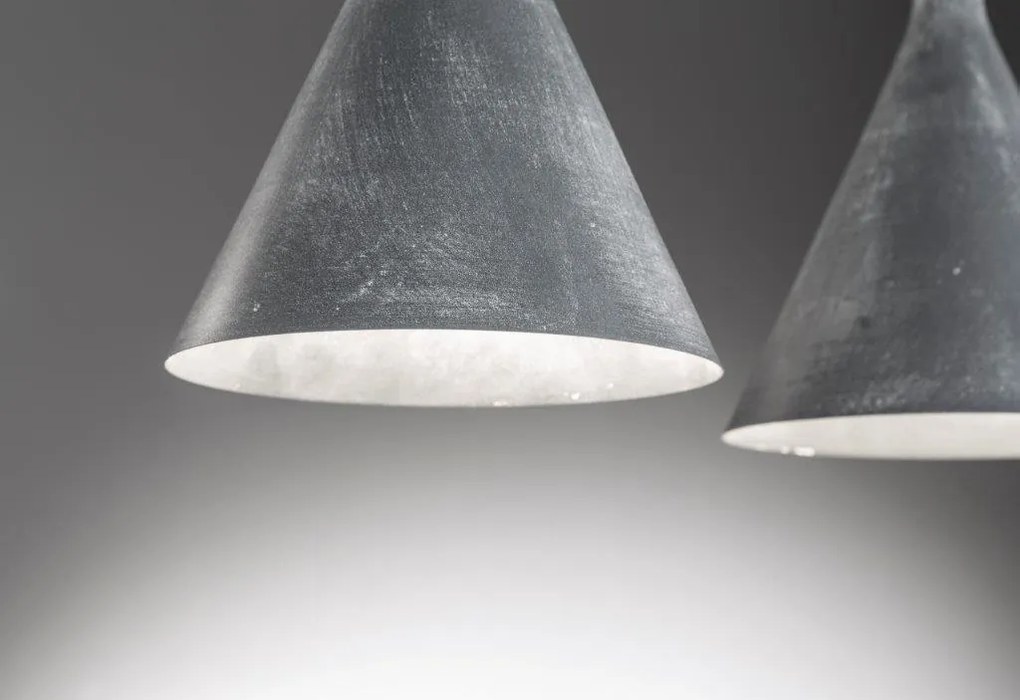 Полилей F&amp;H Senja 3 светлини-сив