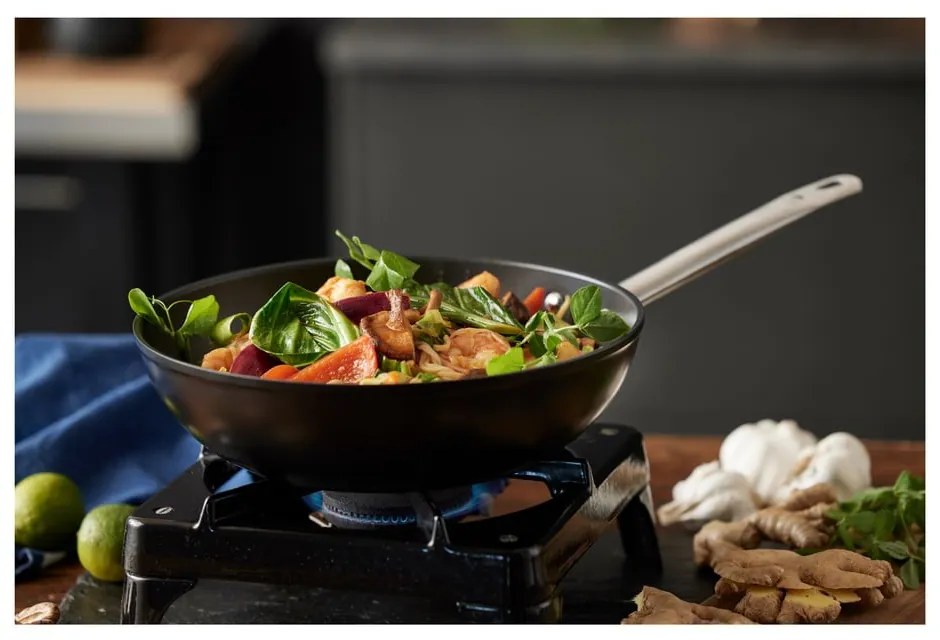 Уок алуминиев тиган с незалепващо покритие ø 28 cm – Holm