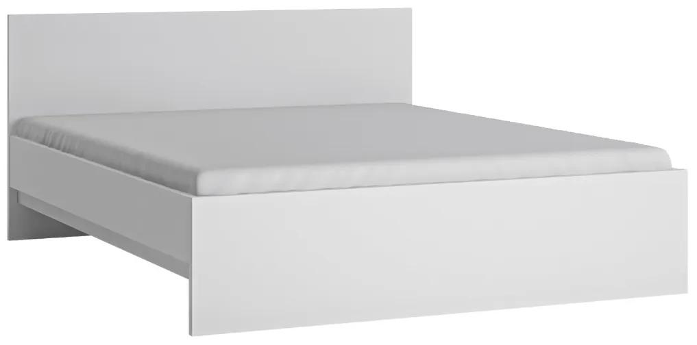 Спалня FRILO II + решетка +място за съхранение, 160x200, бял