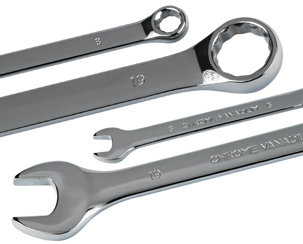 Комплект от 163бр. 1/2", 1/4", 3/8" гаечни ключове CrV Professional
