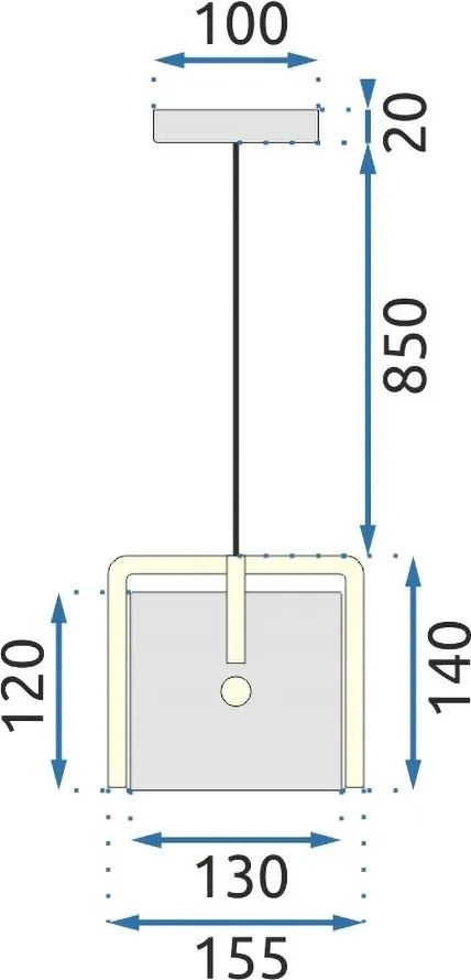 Лампа APP934-1CP Elegent Black