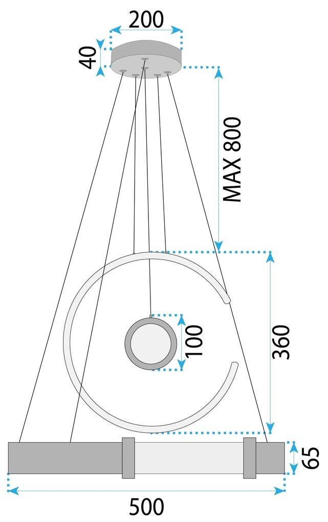 Лампа LED LHJ060-CP GOLD