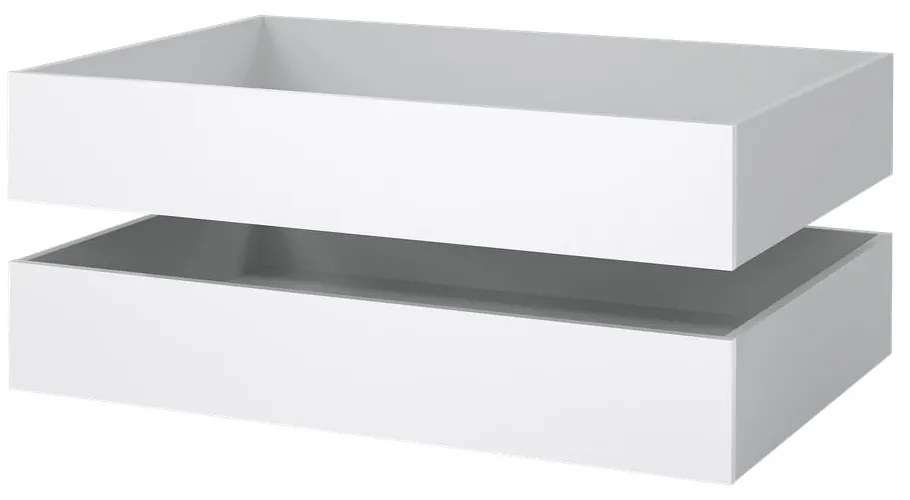 Бели чекмеджета за под леглото в комплект от 2 бр. Naia – Tvilum